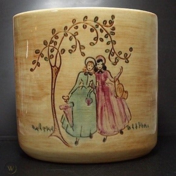 VALENTINE VINTAGE PENNSBURY POTTERY VITN - Picture 1 of 4